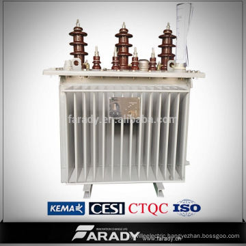 step down power distribution 160kva oil transformer